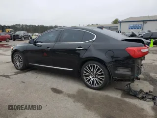 2014 Kia Cadenza Premium with VIN KNALN4D70E5125066, listed as a Copart auction lot 84671834 with 110,216 mi miles and Salvage Title. Bid and sale history available at carsss.com. Image 2.