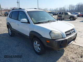 2005 Hyundai Tucson GLS with VIN KM8JN12D95U074167, listed as a IAAI auction lot 41899623 with 155,906 mi miles. Bid and sale history available at carsss.com. Image 1.