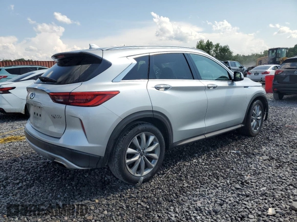 2021 Infiniti QX50 Luxe с VIN 3PCAJ5BA5MF123630, выставлен на аукционе Copart как лот 59622865 с пробегом 99 484 миль миль и Списание • Salvage title. История ставок и продаж доступна на DreamBid. Изображение 3.