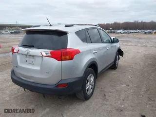 2014 Toyota RAV4 LE with VIN 2T3ZFREV3EW087829, listed as a IAAI auction lot 42023320 with 126,918 mi miles. Bid and sale history available at carsss.com. Image 4.
