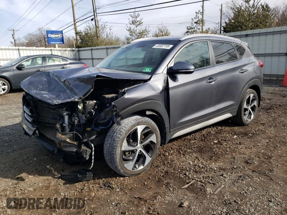 2018 Hyundai Tucson Sport z VIN KM8J3CAL9JU779149, wystawiony jako Copart lot #45682195 z przebiegiem 39 560 mil mil oraz Szkoda całkowita • Salvage title. Historia ofert i sprzedaży dostępna na DreamBid. Obrazek 1.