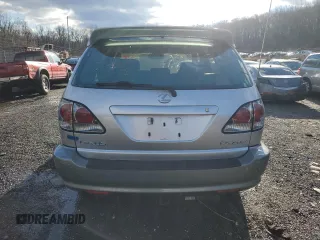 2002 Lexus RX 300 with VIN JTJHF10U620284034, listed as a Copart auction lot 84848444 with 0 mi miles and Salvage Title. Bid and sale history available at carsss.com. Image 6.