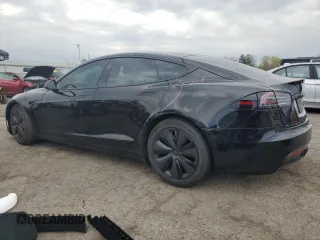 2024 Tesla Model S with VIN 5YJSA1E51RF533876, listed as a Copart auction lot 53081195 with Not provided miles and Salvage title. Bid and sale history available at DreamBid. Image 2.