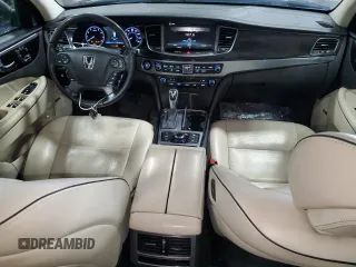 2014 Hyundai Equus Signature with VIN KMHGH4JH6EU082783, listed as a Copart auction lot 46355515 with 108,619 mi miles and Salvage Title. Bid and sale history available at DreamBid. Image 8.