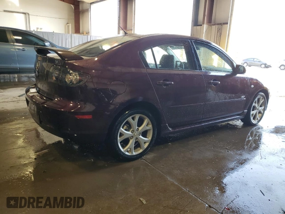 2007 Mazda 3 S Touring with VIN JM1BK324471701200, listed as a Copart auction lot 49267535 with 108,729 mi miles and Salvage Title. Bid and sale history available at DreamBid. Image 3.