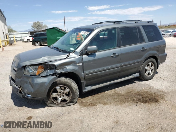 2007 Honda Pilot EX-L with VIN 5FNYF18547B005902, listed as a Copart auction lot 61966735 with 232,592 mi miles and Salvage title. Bid and sale history available at DreamBid. Image 1.
