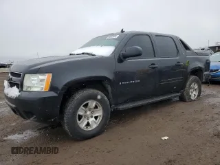 2007 Chevrolet Avalanche LTZ with VIN 3GNFK12377G133496, listed as a Copart auction lot 53552685 with 182,746 mi miles and Salvage Title. Bid and sale history available at DreamBid. Image 1.