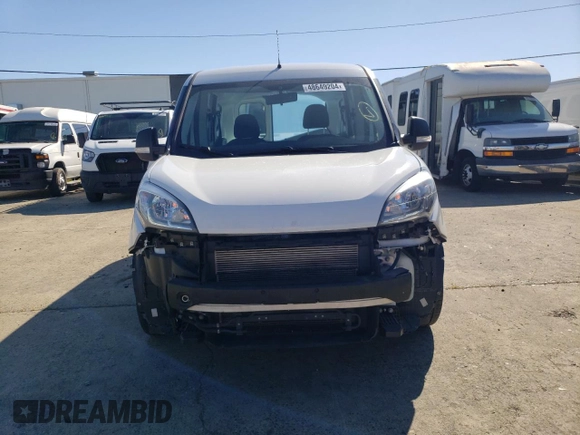 2022 Ram ProMaster City Cargo Tradesman with VIN ZFBHRFAB2N6W69969, listed as a Copart auction lot 48649204 with 46,135 mi miles and . Bid and sale history available at DreamBid. Image 5.