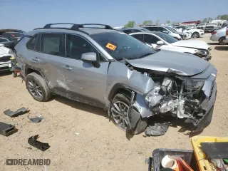 2021 Toyota RAV4 XLE Premium with VIN 2T3C1RFV3MC098588, listed as a Copart auction lot 49820925 with 0 mi miles and Salvage Title. Bid and sale history available at carsss.com. Image 4.