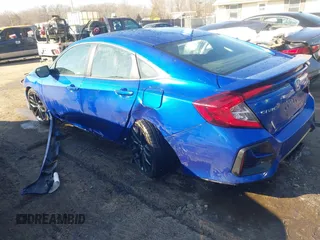 2020 Honda Civic Si with VIN 2HGFC1E54LH704828, listed as a IAAI auction lot 41300541 with 89,992 mi miles and . Bid and sale history available at DreamBid. Image 3.