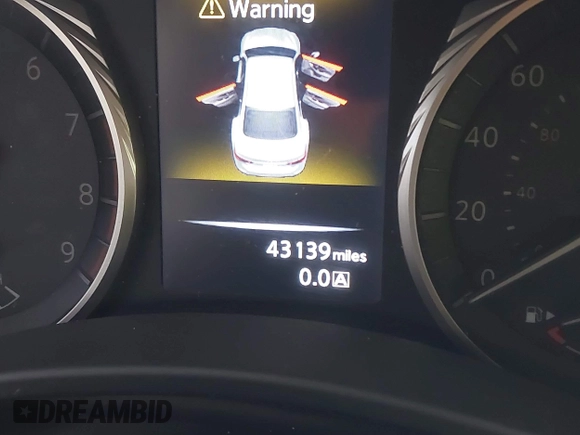 2019 Infiniti Q50 3.0t LUXE with VIN JN1EV7AP3KM541747, listed as a IAAI auction lot 40973538 with 43,139 mi miles. Bid and sale history available at carsss.com. Image 15.