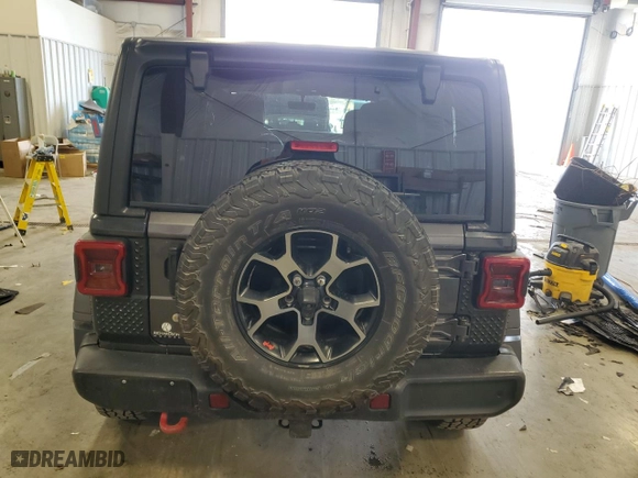 2018 Jeep Wrangler Unlimited Rubicon with VIN 1C4HJXFG6JW156443, listed as a Copart auction lot 53278595 with 51,034 mi miles and Clean Title. Bid and sale history available at carsss.com. Image 6.
