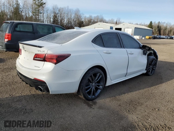 2019 Acura TLX w/Advance Pkg with VIN 19UUB3F87KA800500, listed as a Copart auction lot 52171675 with 76,641 mi miles and Clean Title. Bid and sale history available at carsss.com. Image 3.