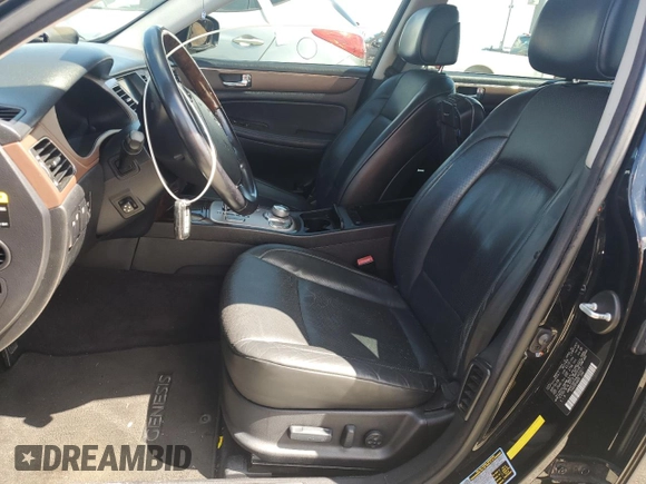 2009 Hyundai Genesis with VIN KMHGC46F89U032611, listed as a Copart auction lot 73835574 with 0 mi miles and Salvage Title. Bid and sale history available at carsss.com. Image 7.