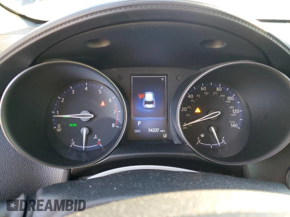 2018 Toyota C-HR XLE with VIN NMTKHMBX9JR029349, listed as a Copart auction lot 49437215 with 54,337 mi miles and Salvage Title. Bid and sale history available at carsss.com. Image 9.