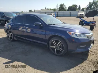 2016 Honda Accord Sport with VIN 1HGCR2F53GA079414, listed as a Copart auction lot 59624095 with 106,583 mi miles and Salvage title. Bid and sale history available at DreamBid. Image 4.