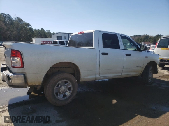 2022 Ram 2500 Tradesman with VIN 3C6UR5CJ2NG319208, listed as a Copart auction lot 46473685 with 69,377 mi miles and Salvage Title. Bid and sale history available at carsss.com. Image 3.