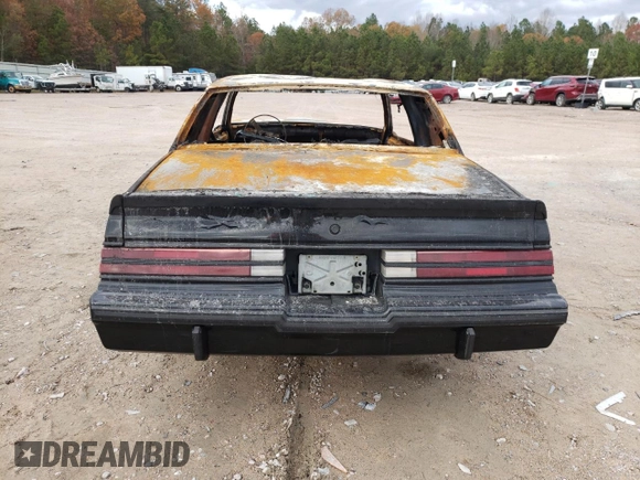 1986 Buick Regal with VIN 1G4GK4779GP450391, listed as a Copart auction lot 81891664 with Not Provided miles and Salvage Title. Bid and sale history available at DreamBid. Image 6.