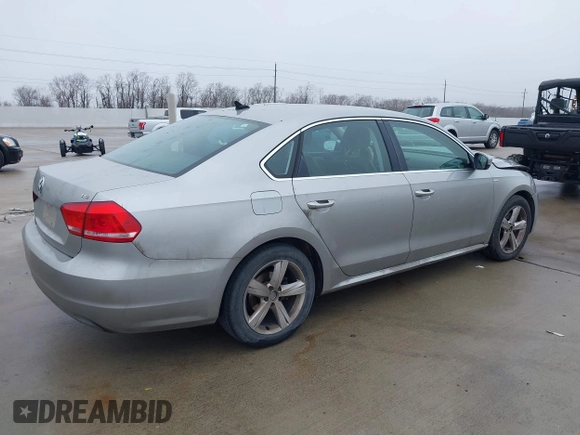 2014 Volkswagen Passat Wolfsburg Edition with VIN 1VWAT7A32EC028320, listed as a IAAI auction lot 41456457 with 173,581 mi miles and . Bid and sale history available at DreamBid. Image 4.