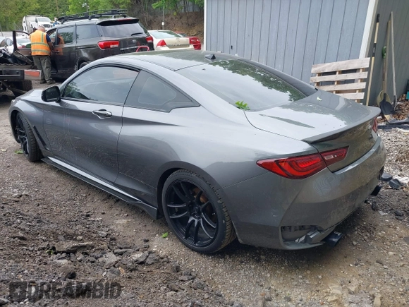 2017 Infiniti Q60 Premium with VIN JN1EV7EL8HM551707, listed as a IAAI auction lot 42340594 with 80,970 mi miles and . Bid and sale history available at DreamBid. Image 3.