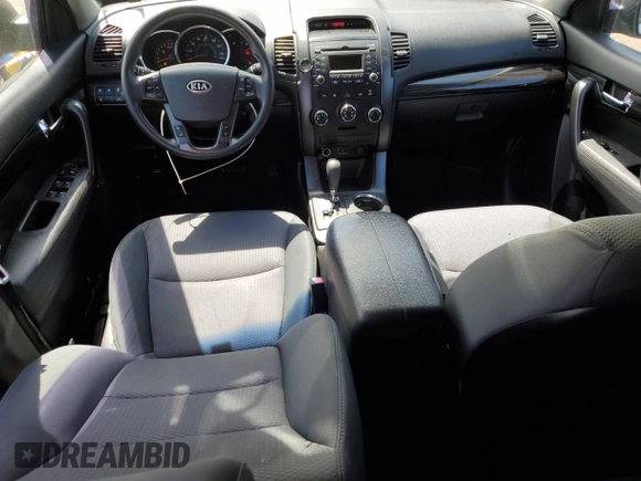 2013 Kia Sorento LX with VIN 5XYKTDA64DG350077, listed as a Copart auction lot 54119105 with 120,349 mi miles and Salvage Title. Bid and sale history available at carsss.com. Image 8.