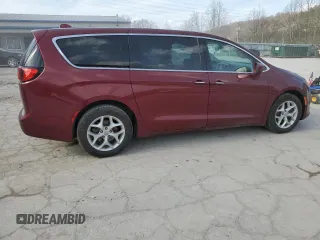 2018 Chrysler Pacifica Touring Plus with VIN 2C4RC1FG0JR227480, listed as a Copart auction lot 50910495 with 90,706 mi miles and Salvage Title. Bid and sale history available at DreamBid. Image 3.