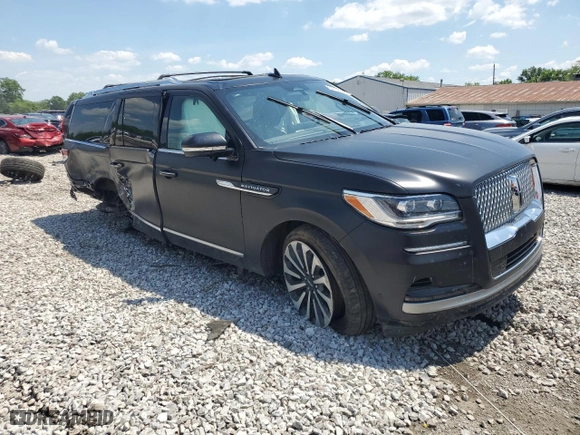 2023 Lincoln Navigator L Reserve with VIN 5LMJJ3LG7PEL02726, listed as a Copart auction lot 55732934 with 0 mi miles and Salvage Title. Bid and sale history available at carsss.com. Image 4.