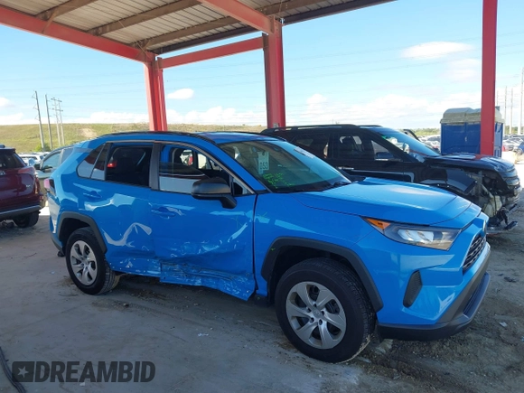 2020 Toyota RAV4 LE with VIN 2T3H1RFV4LC050232, listed as a IAAI auction lot 41665221 with 54,172 mi miles. Bid and sale history available at carsss.com. Image 13.