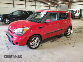 2010 Kia Soul + with VIN KNDJT2A23A7137871, listed as a Copart auction lot 48383555 with 174,984 mi miles and Clean Title. Bid and sale history available at carsss.com. Image 1.