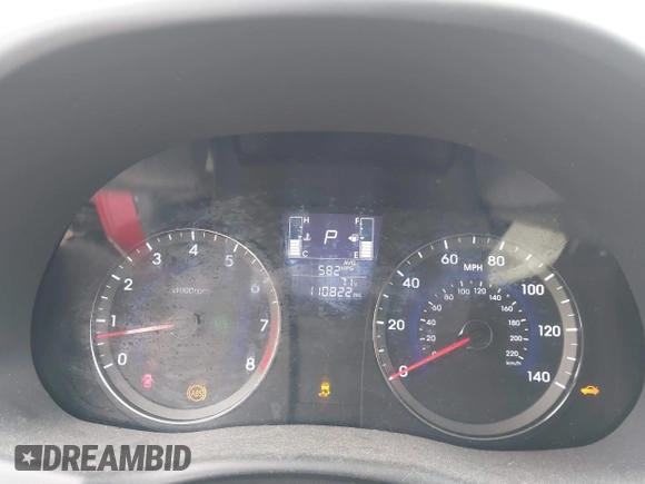 2015 Hyundai Accent GLS with VIN KMHCT4AE0FU915871, listed as a IAAI auction lot 41955604 with 110,822 mi miles and . Bid and sale history available at carsss.com. Image 7.