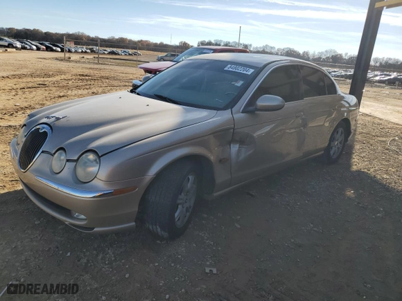2003 Jaguar S-Type with VIN SAJEA01T73FM93237, listed as a Copart auction lot 84802204 with NaN miles and Salvage Title. Bid and sale history available at carsss.com. Image 1.