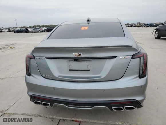 2023 Cadillac CT5-V with VIN 1G6DR5RW5P0139579, listed as a Copart auction lot 80668524 with NaN miles and Salvage Title. Bid and sale history available at carsss.com. Image 6.