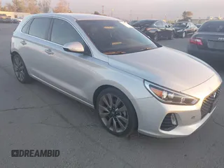 2018 Hyundai Elantra GT Sport with VIN KMHH55LC8JU077616, listed as a IAAI auction lot 41279938 with 73,874 mi miles. Bid and sale history available at carsss.com. Image 1.