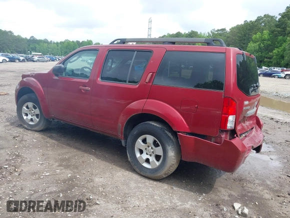 2008 Nissan Pathfinder S with VIN 5N1AR18U58C607301, listed as a IAAI auction lot 40503693 with 118,080 mi miles and . Bid and sale history available at DreamBid. Image 3.
