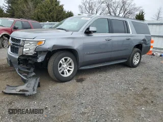 2018 Chevrolet Suburban LT z VIN 1GNSKHKC6JR268838, wystawiony jako Copart lot #49838335 z przebiegiem 83 898 mil mil oraz Szkoda całkowita • Salvage title. Historia ofert i sprzedaży dostępna na DreamBid. Obrazek 1.