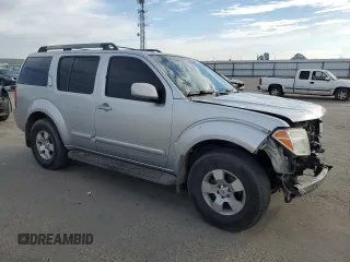 2007 Nissan Pathfinder SE with VIN 5N1AR18W27C610933, listed as a Copart auction lot 46548185 with 195,232 mi miles and Salvage Title. Bid and sale history available at carsss.com. Image 4.