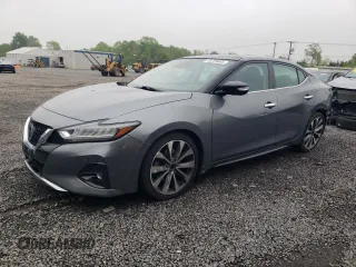 2019 Nissan Maxima Platinum z VIN 1N4AA6AV6KC380113, wystawiony jako Copart lot #55209665 z przebiegiem 75 843 mil mil oraz Szkody całkowita. Historia ofert i sprzedaży dostępna na DreamBid. Obrazek 1.