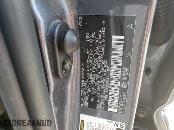 2006 Toyota 4Runner SR5 z VIN JTEBU14R860094130, wystawiony jako Copart lot #61412425 z przebiegiem 178 211 mil mil oraz Czysty tytuł • Clean title. Historia ofert i sprzedaży dostępna na DreamBid. Obrazek 13.