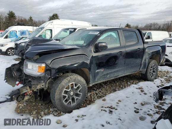2022 GMC Canyon 4WD AT4 w/Leather with VIN 1GTG6FENXN1294450, listed as a Copart auction lot 80999634 with 0 mi miles and Salvage Title. Bid and sale history available at carsss.com. Image 1.