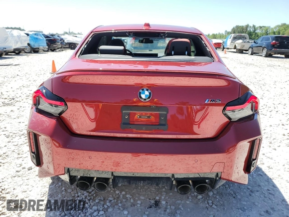 2025 BMW M2 z VIN 3MF23DM07S8F08800, wystawiony jako Copart lot #51926665 z przebiegiem 1 976 mil mil oraz Czysty tytuł • Clean title. Historia ofert i sprzedaży dostępna na DreamBid. Obrazek 6.
