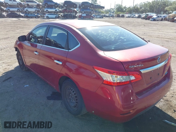 2014 Nissan Sentra S with VIN 3N1AB7AP1EL675968, listed as a IAAI auction lot 42026082 with 188,100 mi miles and . Bid and sale history available at DreamBid. Image 3.