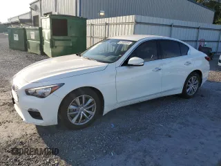 2021 Infiniti Q50 Pure z VIN JN1EV7AR2MM750157, wystawiony jako Copart lot #67636584 z przebiegiem 48 448 mil mil oraz Szkoda całkowita • Salvage title. Historia ofert i sprzedaży dostępna na DreamBid. Obrazek 1.
