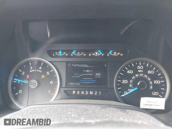 2015 Ford F-150 XL with VIN 1FTEW1CG4FKD66995, listed as a IAAI auction lot 41520841 with 178,247 mi miles and . Bid and sale history available at DreamBid. Image 7.