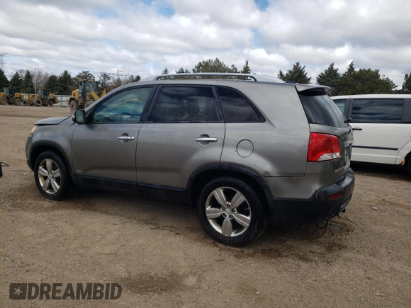 2013 Kia Sorento EX with VIN 5XYKUDA22DG370208, listed as a Copart auction lot 52539585 with 265,133 mi miles and Salvage title. Bid and sale history available at DreamBid. Image 2.