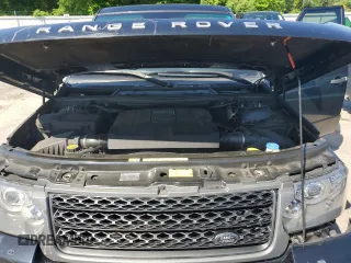 2011 Land Rover Range Rover HSE with VIN SALME1D43BA358396, listed as a Copart auction lot 57462145 with 161,192 mi miles and Salvage title. Bid and sale history available at DreamBid. Image 12.
