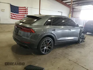 2019 Audi Q8 Premium Plus with VIN WA1EVAF19KD029726, listed as a Copart auction lot 78515944 with 0 mi miles and Salvage Title. Bid and sale history available at carsss.com. Image 3.