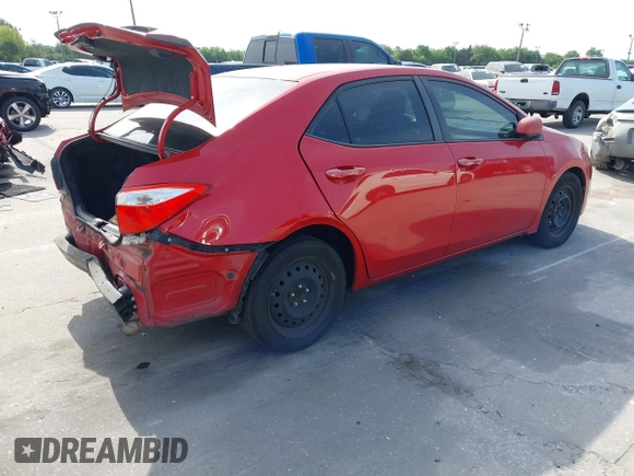 2015 Toyota Corolla L with VIN 2T1BURHE3FC366745, listed as a IAAI auction lot 42077010 with 208,663 mi miles and . Bid and sale history available at DreamBid. Image 4.