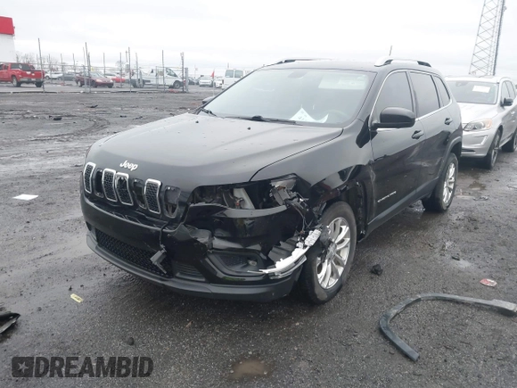 2019 Jeep Cherokee Latitude with VIN 1C4PJLCB1KD339906, listed as a IAAI auction lot 41539248 with 123,243 mi miles and . Bid and sale history available at carsss.com. Image 6.