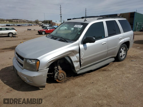 2008 Chevrolet TrailBlazer 3LT with VIN 1GNDT13S582164587, listed as a Copart auction lot 52594235 with 177,301 mi miles and Salvage Title. Bid and sale history available at DreamBid. Image 1.