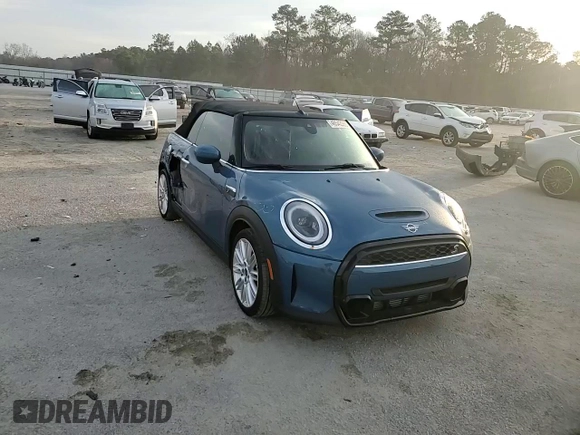 2022 MINI Convertible Cooper S z VIN WMW43DL00N3P16346, wystawiony jako Copart lot #48542555 z przebiegiem 19 138 mil mil oraz Tytuł czysty. Historia ofert i sprzedaży dostępna na DreamBid. Obrazek 11.